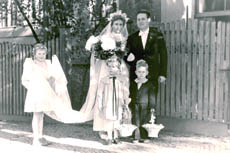 Hochzeit meiner Eltern am 30. Mai 1956 in Ballenstedt